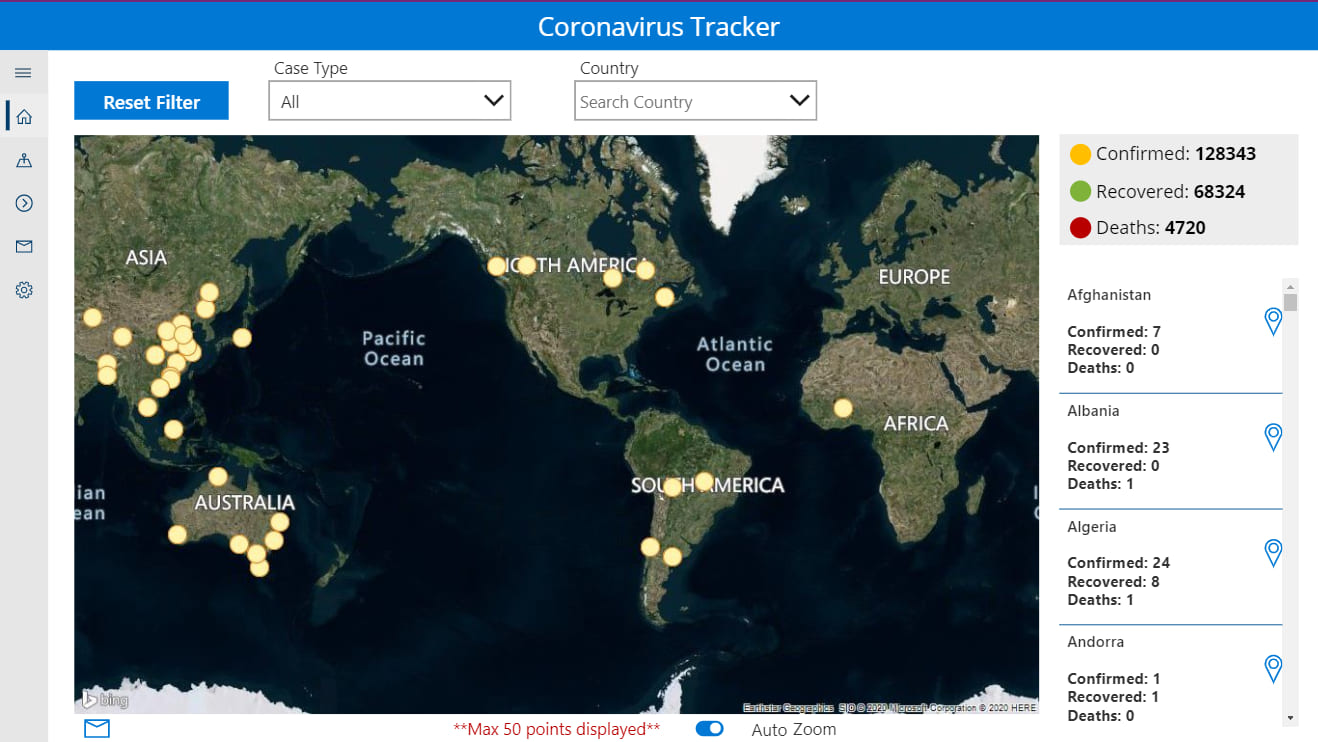 Coronavirus Tracker