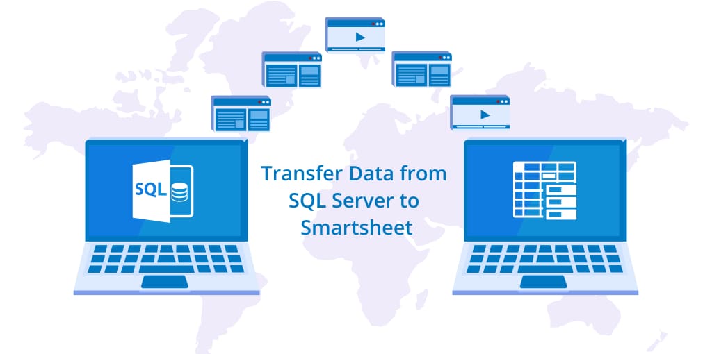 transfer data from sql server to smartsheet