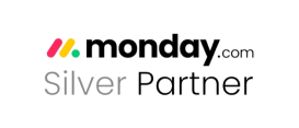 Monday.com silver partner logo