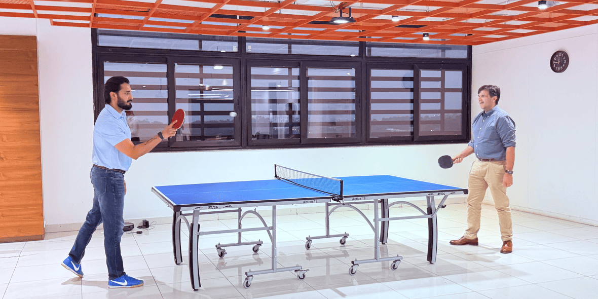 Casual Break and Ping Pong Fun